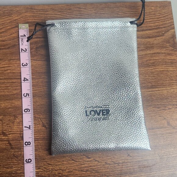 MAC Lover Rewards Silver Drawstring Bag - Picture 3 of 4